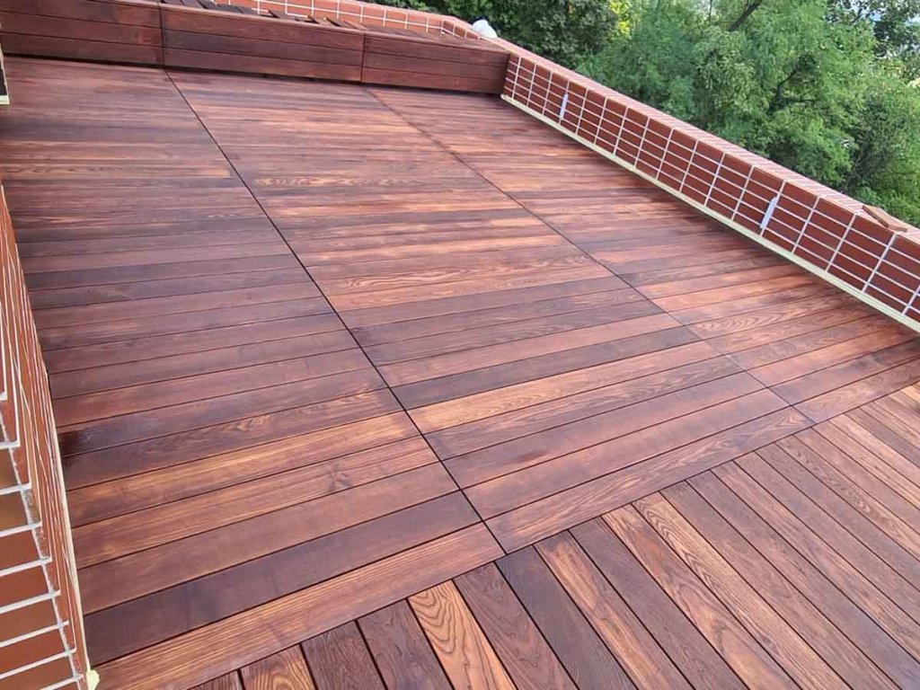 Termo Jasen drvo decking - privatni objekt Stubica 2