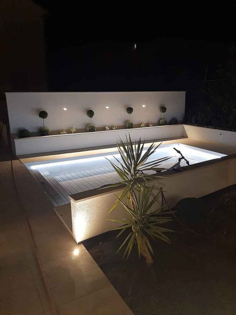 WPC Decking Duro Excellence Walnut - Lounge i stepenice Rab