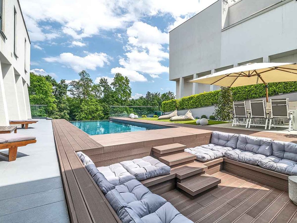 WPC Decking Standard Wenge Luxury forest home