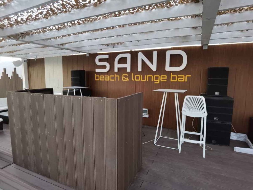 WPC Decking Standard Wenge - Sand beach bar Pag pult