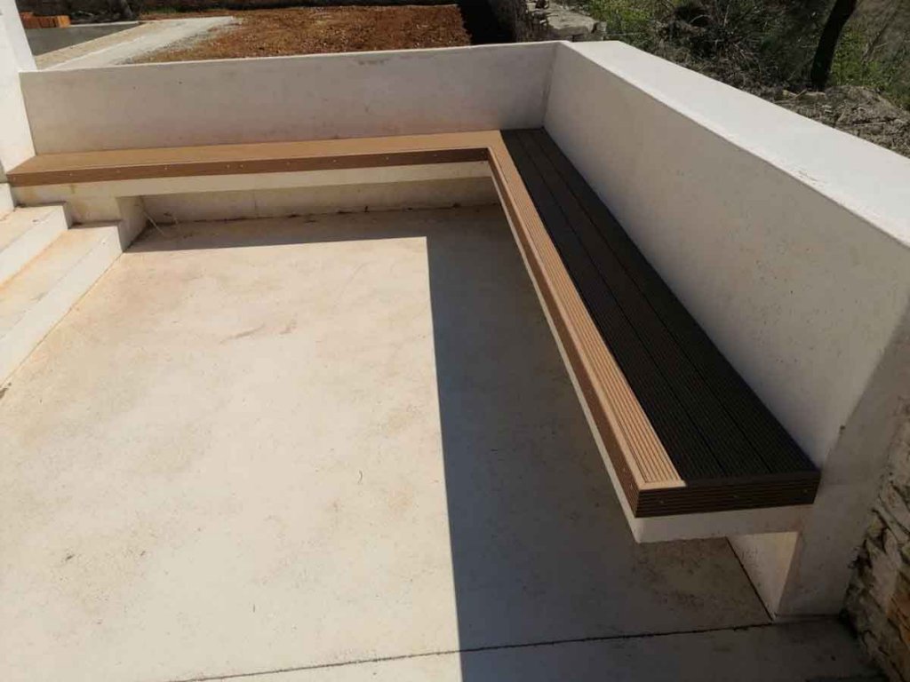 WPC Decking Supreme Milk Brown - Jacuzzi Klupa Svet Vincenat Istra