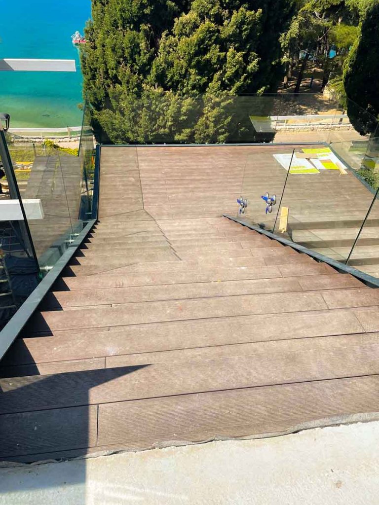 WPC Solid Wenge - stubiste hotel Valamar Dalmacija Makarska 2